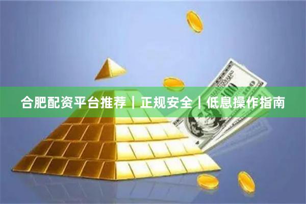 合肥配资平台推荐｜正规安全｜低息操作指南