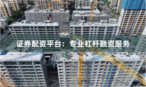 证券配资平台：专业杠杆融资服务